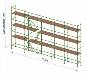 100m2 rozstaw